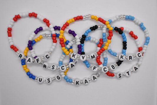 KIDS voetbalclub armbandjes RAFC KVM FCB RSCA USG KAA STA KRC Wristside United