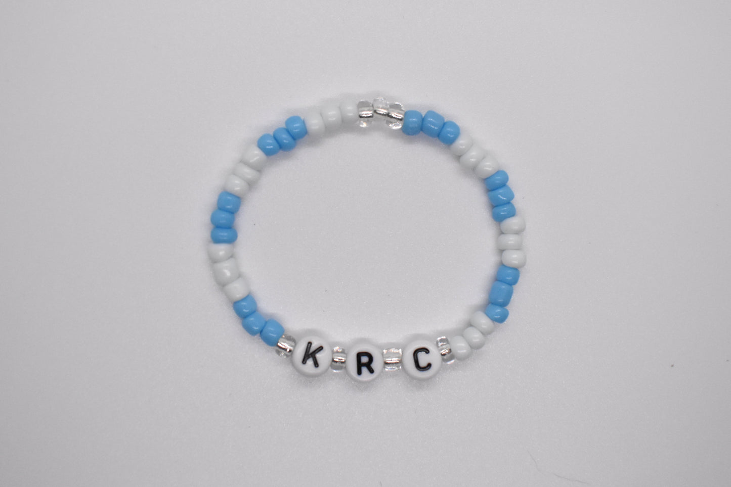 Kids voetbalclub armbandje voor kinderen KRC Genk Wit blauw Wristside United