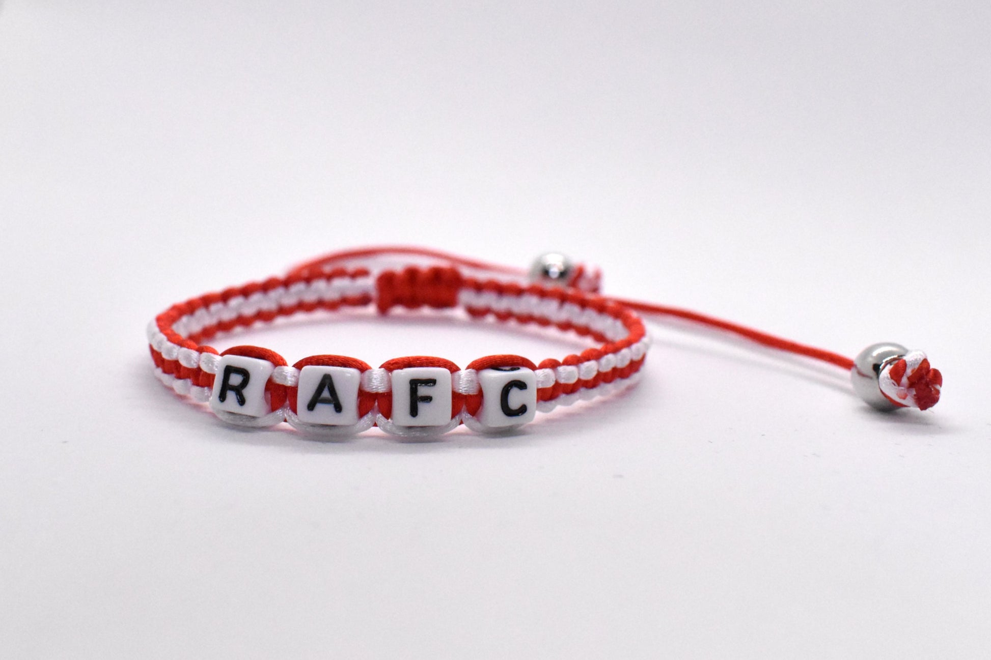 Voetbal armband RAFC Antwerp Rood Wit Wristside United
