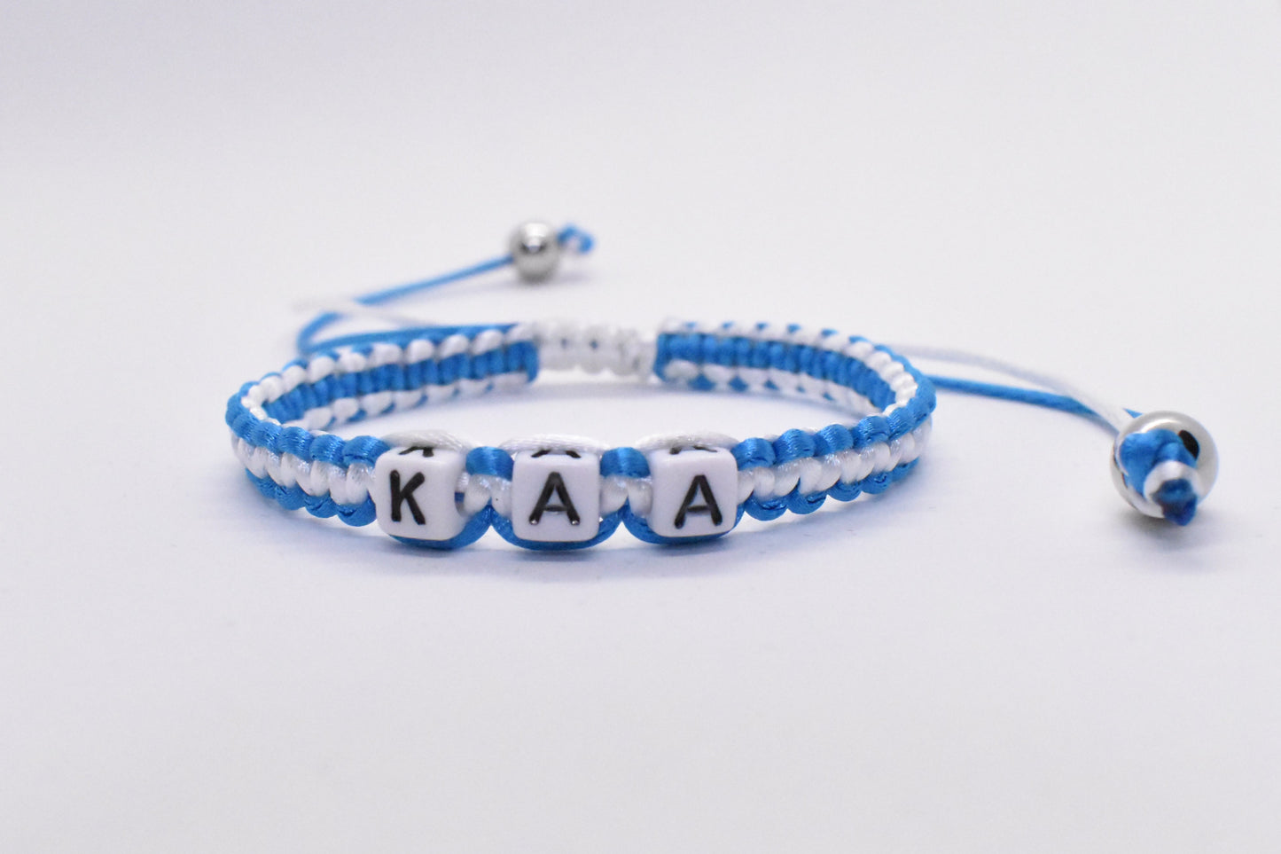 Voetbal armband KAA Gent Wristside united wit blauw