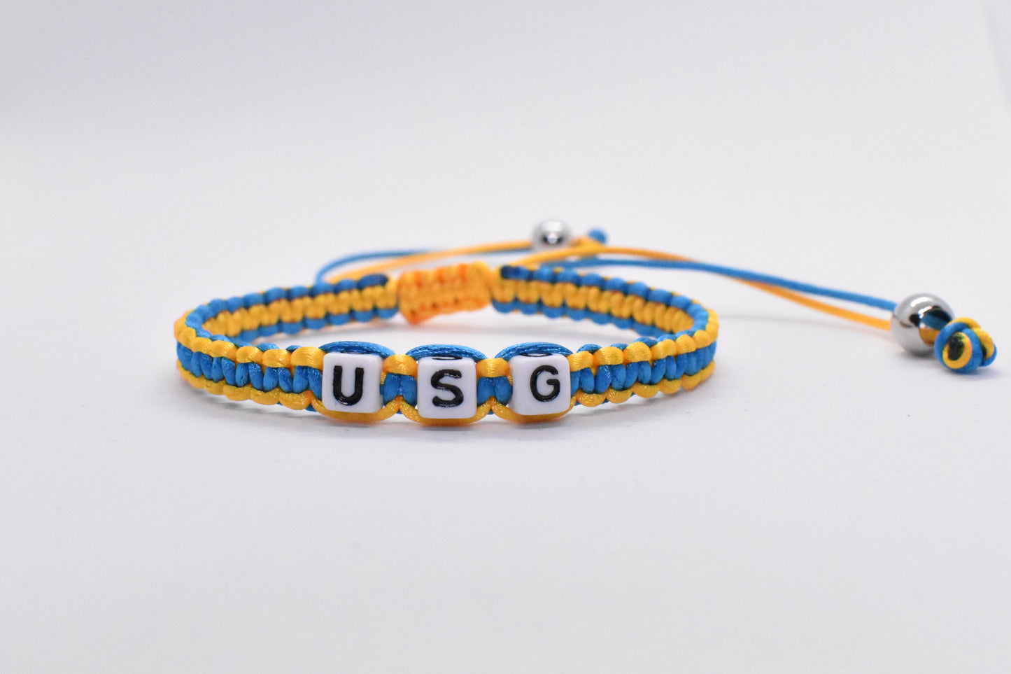Voetbal armband union USG blauw geel wristside united